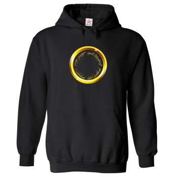 The Ring Lord Design Graphic Print Hoodie